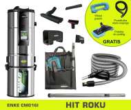 Odkurzacz centralny Enke CM16I+akcesoria ON/OFF