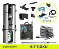 Odkurzacz centralny Enke CM16I+akcesoria ON/OFF