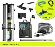 Odkurzacz centralny EnkeCM018HF+ akcesoria ON/OFF