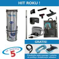 Odkurzacz centr. VN180-IPx4 + kpl.zestaw 9m on/off